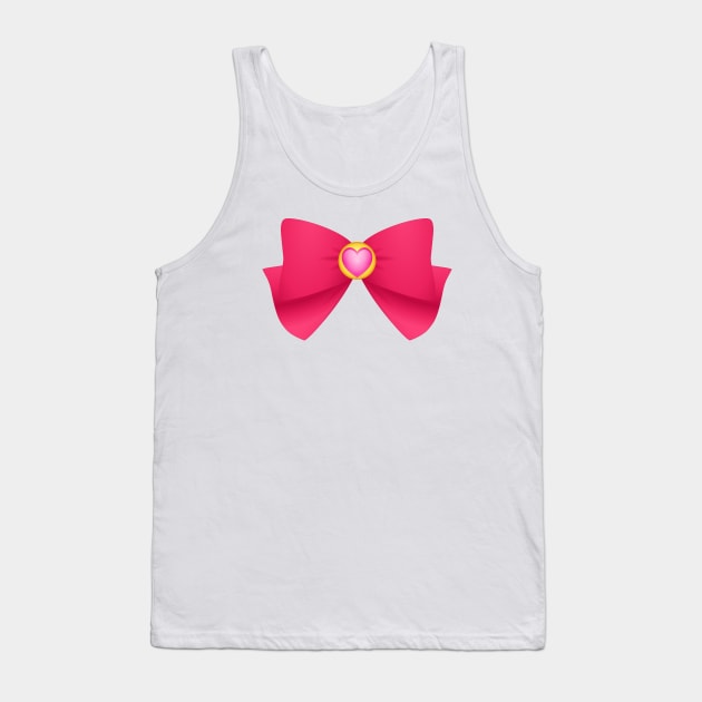 Sailor Chibimoon-inspired Ribbon Tank Top by curiousQ